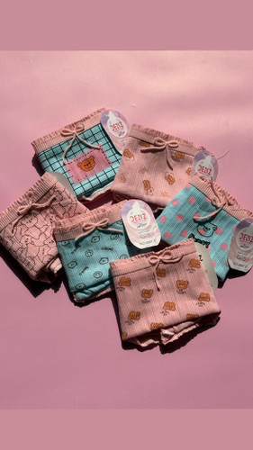 شورت عروسکی صابون خرسی🩵🐻