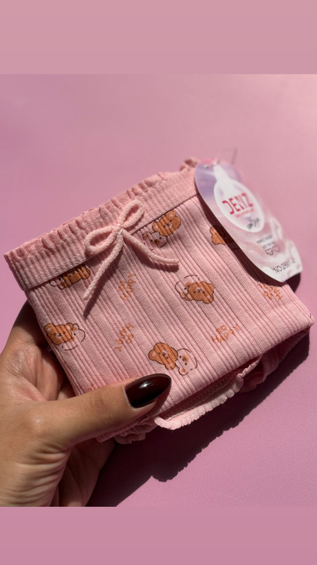 شورت عروسکی صابون خرسی🩵🐻