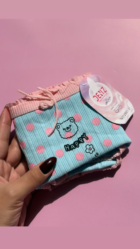 شورت عروسکی صابون خرسی🩵🐻